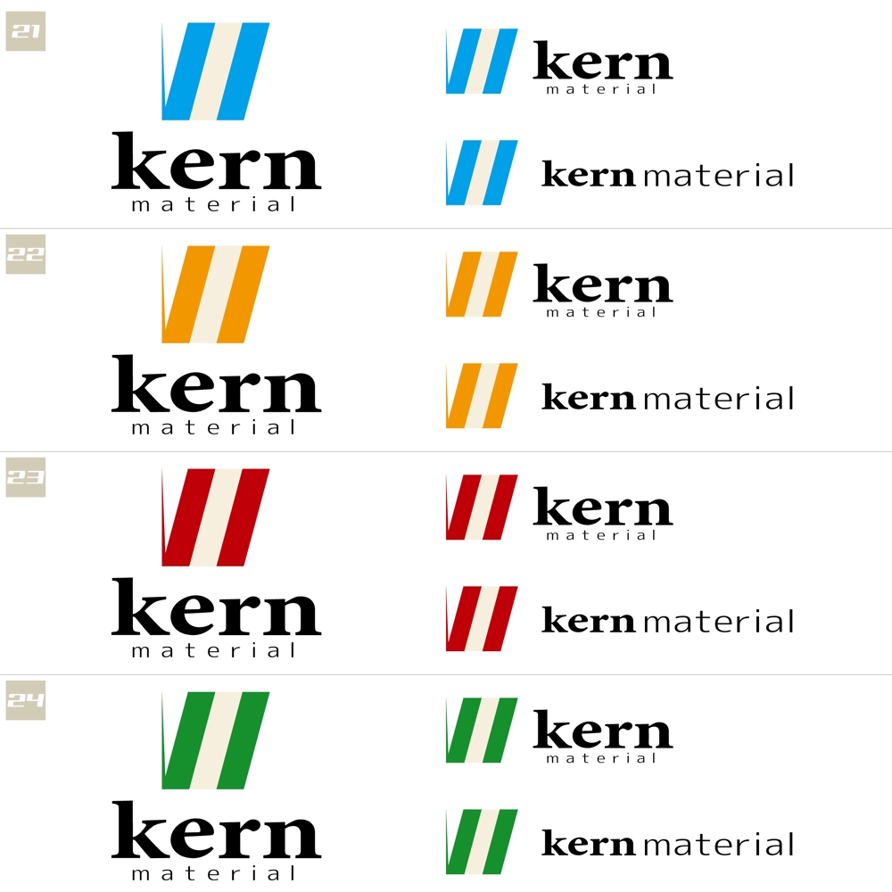 kernという会社（建物の屋根瓦の施工・販売業）の会社ロゴ製作