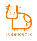 名和 理代子 (riyoko)さんの新規歯科医院のロゴマーク作成（牛イメージ）への提案
