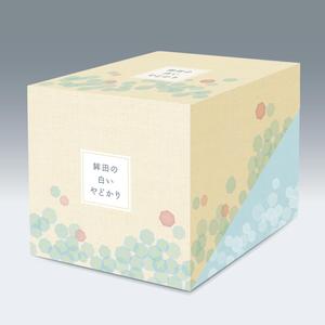kumajunさんのバウムクーヘンの箱のレイアウトデザインへの提案
