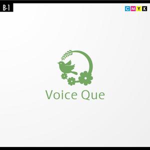 さんの個人営業のボイストレーニング教室「歌と声の教室 Voice Que」のロゴへの提案