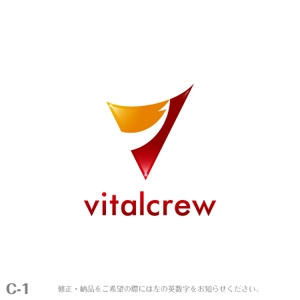 yuizm ()さんの「vitalcrew」のロゴ作成への提案
