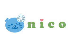 FISHERMAN (FISHERMAN)さんの「【ペットシッターnico】の「nico」」のロゴ作成への提案