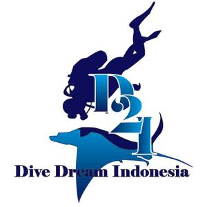 momo-sen (momo-sen)さんのダイビングクルーズ会社「Dive Dream Indonesia」のロゴ作成への提案