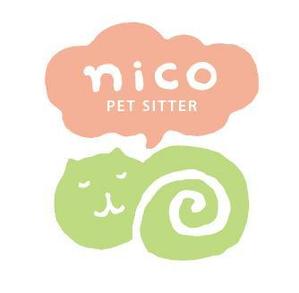 マーク・ロゴスキ ()さんの「【ペットシッターnico】の「nico」」のロゴ作成への提案