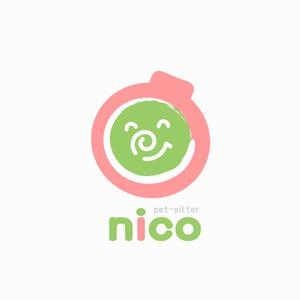 Jelly (Jelly)さんの「【ペットシッターnico】の「nico」」のロゴ作成への提案