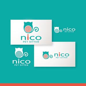 beanさんの「【ペットシッターnico】の「nico」」のロゴ作成への提案