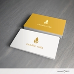 ねこすまっしゅ (nekosmash)さんの「candle.vida」のロゴ作成への提案