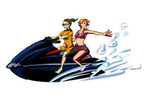 SHIMYさんのマリンスポーツのイラストへの提案