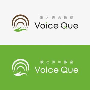 ミブロ (miburo)さんの個人営業のボイストレーニング教室「歌と声の教室 Voice Que」のロゴへの提案