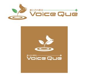 FISHERMAN (FISHERMAN)さんの個人営業のボイストレーニング教室「歌と声の教室 Voice Que」のロゴへの提案