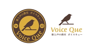 Hiro Kawa ()さんの個人営業のボイストレーニング教室「歌と声の教室 Voice Que」のロゴへの提案