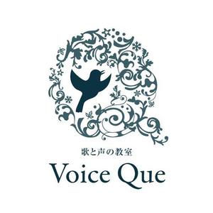 pyu design (pyupro)さんの個人営業のボイストレーニング教室「歌と声の教室 Voice Que」のロゴへの提案