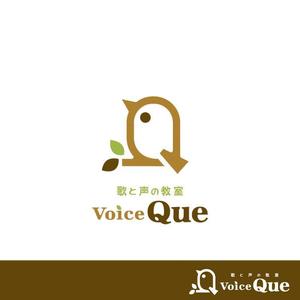 smoke-smoke (smoke-smoke)さんの個人営業のボイストレーニング教室「歌と声の教室 Voice Que」のロゴへの提案