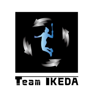 やるぞう (yaruzou)さんの日本初のプロバドミントン選手　「Team IKEDA」のロゴ作成への提案