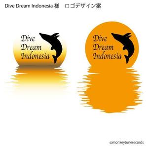 monkeytunerecords (monkeytunerecords)さんのダイビングクルーズ会社「Dive Dream Indonesia」のロゴ作成への提案