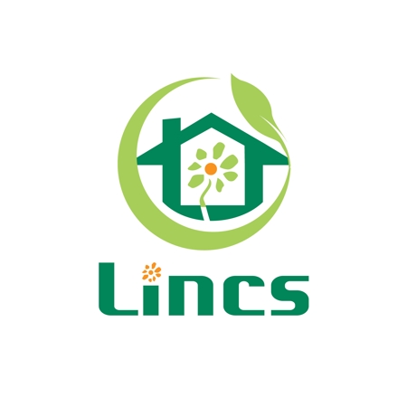 くり (curypapasan)さんのハウスクリーニング、家事代行サービスの「Lincs」のロゴ作成への提案