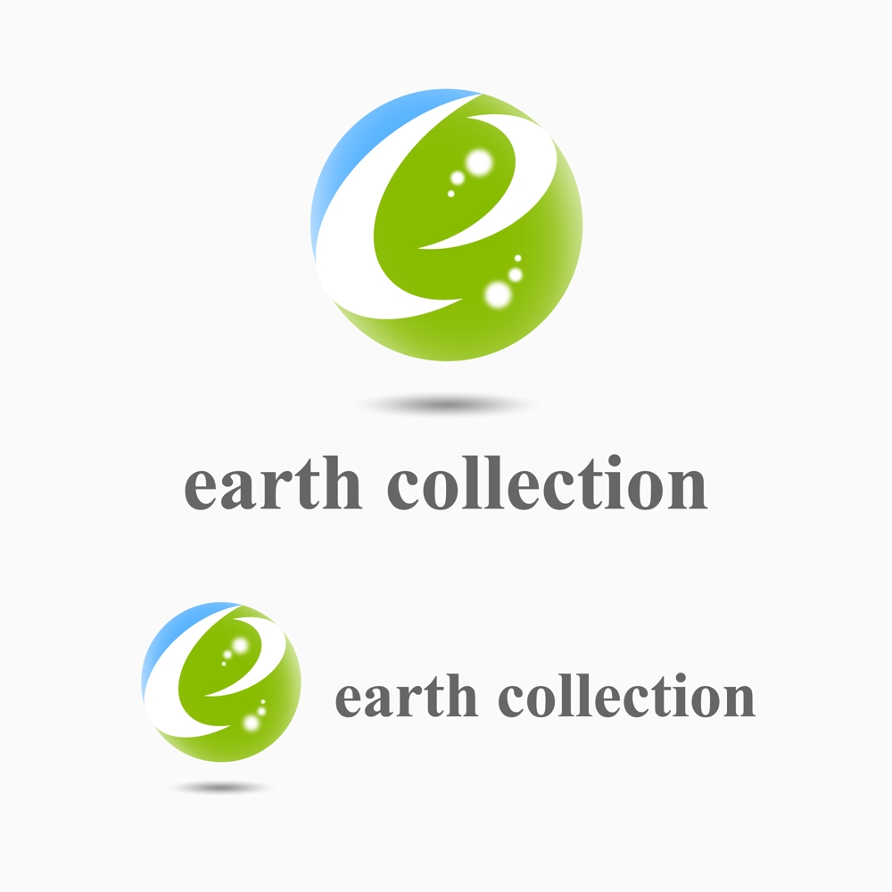 「earth collection」のロゴ作成