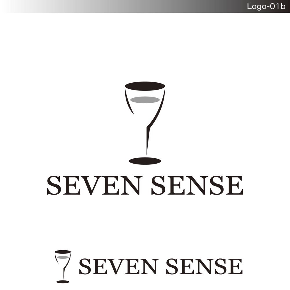 「SEVEN SENSE もしくは、７sense」のロゴ作成