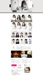 カゲオ (itsubasas)さんの美容室のトップページデザイン（コーディング不要/写真素材、ラフデザインあり）への提案