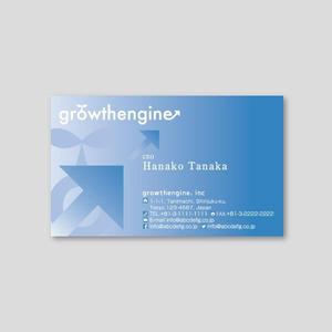 トランプス (toshimori)さんの「growthengine」の名刺デザインへの提案