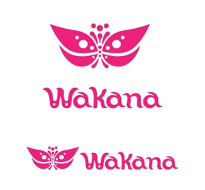 中島なつみ ()さんのアジアで展開する新規オープンの店「WAKANA」のロゴ作成への提案