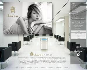 transwebjp (transwebjp)さんの美容室のトップページデザイン（コーディング不要/写真素材、ラフデザインあり）への提案