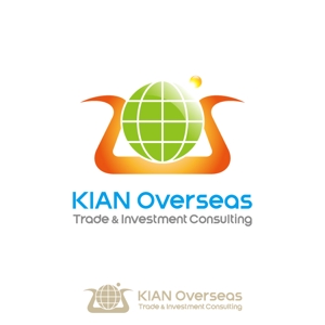 TKN (-TKN-)さんの「騎鞍海外進出企画　 KIAN Overseas Trade＆Investment Consulting」のロゴ作成への提案