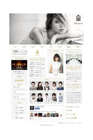 moriadvertise (moriadvertise)さんの美容室のトップページデザイン（コーディング不要/写真素材、ラフデザインあり）への提案