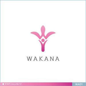 neomasu (neomasu)さんのアジアで展開する新規オープンの店「WAKANA」のロゴ作成への提案