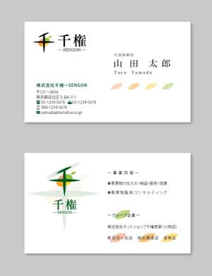 murajun39 (murajun39)さんの青果流通業の名刺リニューアルへの提案