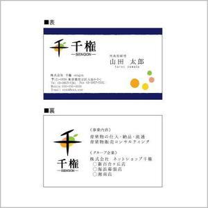 ayn_53さんの青果流通業の名刺リニューアルへの提案