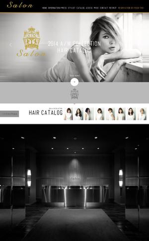 takezoe-design (takezoe-design)さんの美容室のトップページデザイン（コーディング不要/写真素材、ラフデザインあり）への提案