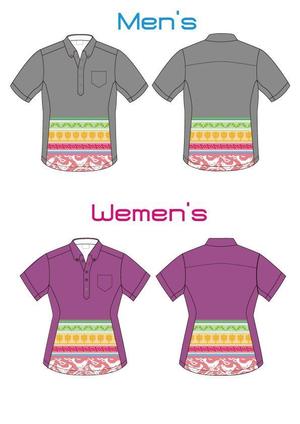 design_studio_be (design_studio_be)さんの“走れる”アロハシャツのデザインへの提案