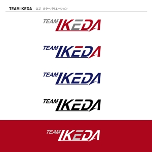 murajun39 (murajun39)さんの日本初のプロバドミントン選手　「Team IKEDA」のロゴ作成への提案