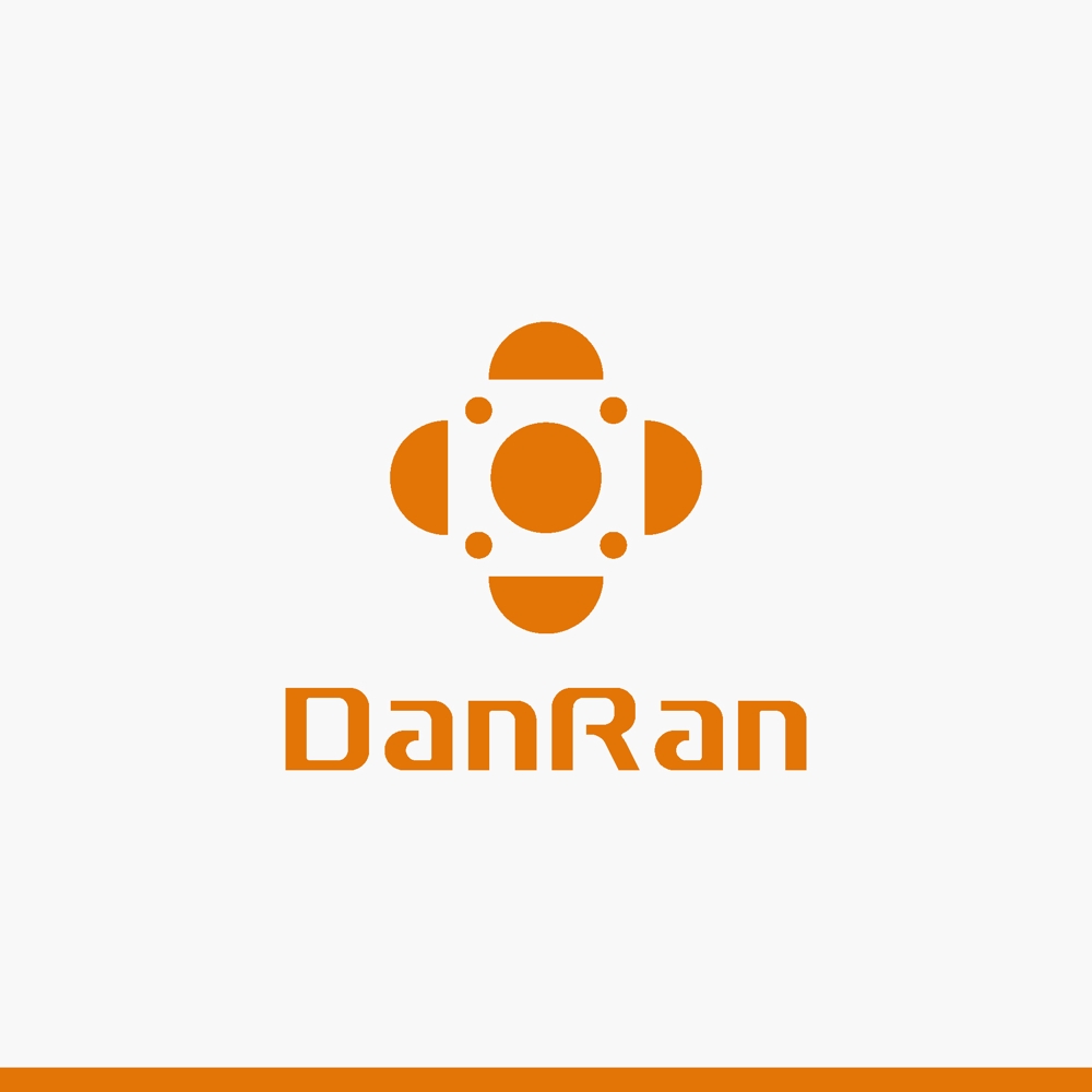 ●○新しい食事提供サービス、「DanRan」のロゴ作成。