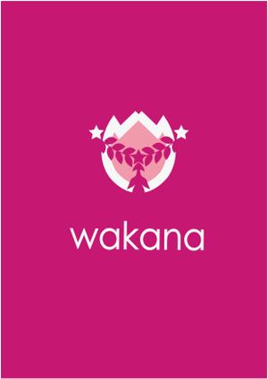 Junmajikさんのアジアで展開する新規オープンの店「WAKANA」のロゴ作成への提案