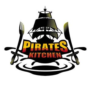 pongoloid studio (pongoloid)さんの「Pirates Kitchen」のロゴ作成への提案