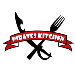 yoko45yokoさんの「Pirates Kitchen」のロゴ作成への提案