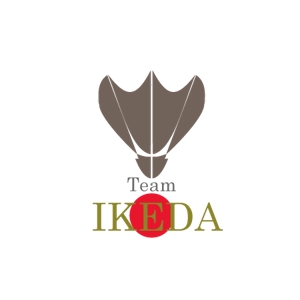 banbooさんの日本初のプロバドミントン選手　「Team IKEDA」のロゴ作成への提案