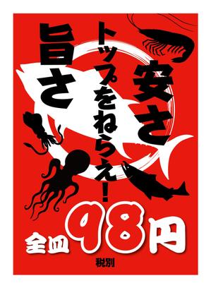 Hurana (Hurana)さんの廻るすし店のポスターへの提案