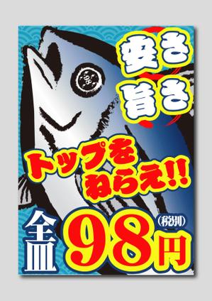 haiokutori ()さんの廻るすし店のポスターへの提案