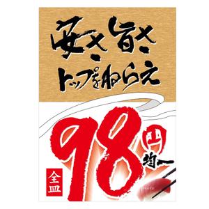 yosuke0703 (yosuke-0703)さんの廻るすし店のポスターへの提案
