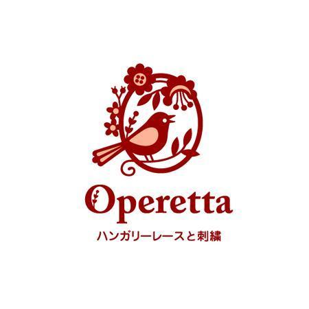 L-design (CMYK)さんの「Operetta ハンガリーレースと刺繍」のロゴ作成への提案