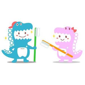 ヤンロン (yanron)さんの歯科院恐竜キャラクターへの提案