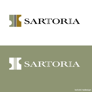 K-Design (kotokiradesign)さんの「SARTORIA」のロゴ作成への提案