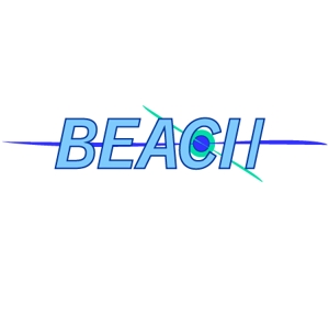 さんの「BEACH」のロゴ作成への提案