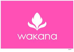 空 (air_sora)さんのアジアで展開する新規オープンの店「WAKANA」のロゴ作成への提案