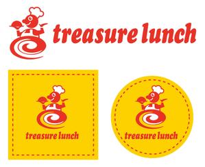 FISHERMAN (FISHERMAN)さんの「お弁当屋『treasure lunch』｣のロゴ作成への提案