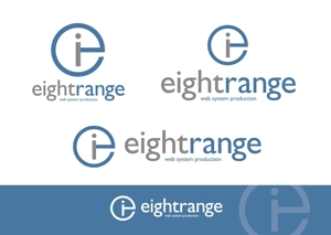77design (roots_nakajima)さんのWEBシステム開発会社「eightrange（エイトレンジ）」のロゴ作成への提案