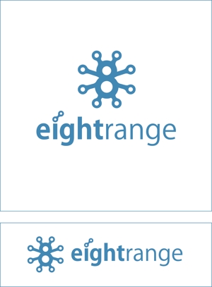 井上芳之 (Sprout)さんのWEBシステム開発会社「eightrange（エイトレンジ）」のロゴ作成への提案